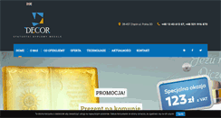 Desktop Screenshot of decor.net.pl