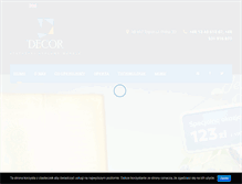 Tablet Screenshot of decor.net.pl